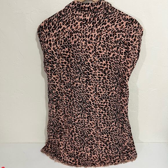 Francesca’s Collection Miami Leopard Print Shift Dress Size Small - Picture 5 of 8